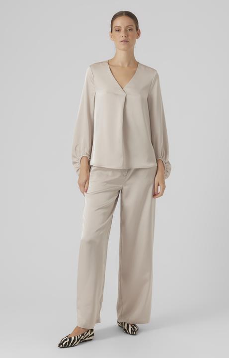 Produktbild Vero Moda Vmlovie L/S V-Neck Detail Top Wv Pop6 Ga Top (XS)