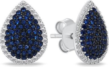 Produktbild Brilio Silver - Elegant silver earrings with cubic zirconia EA1154WB