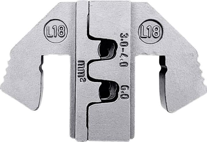 Toolcraft TO-9625863 Crimpeinsatz MCP 6.3/4.8K & SPT Kontakt 3 bis 6 mm² Pas