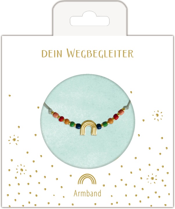 Produktbild Armband m.Regenbogenanhäng.(vergoldet)