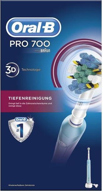 Image du produit Oral-B Pro 700 SensiClean (Brosse à dents oscillo-rotative)