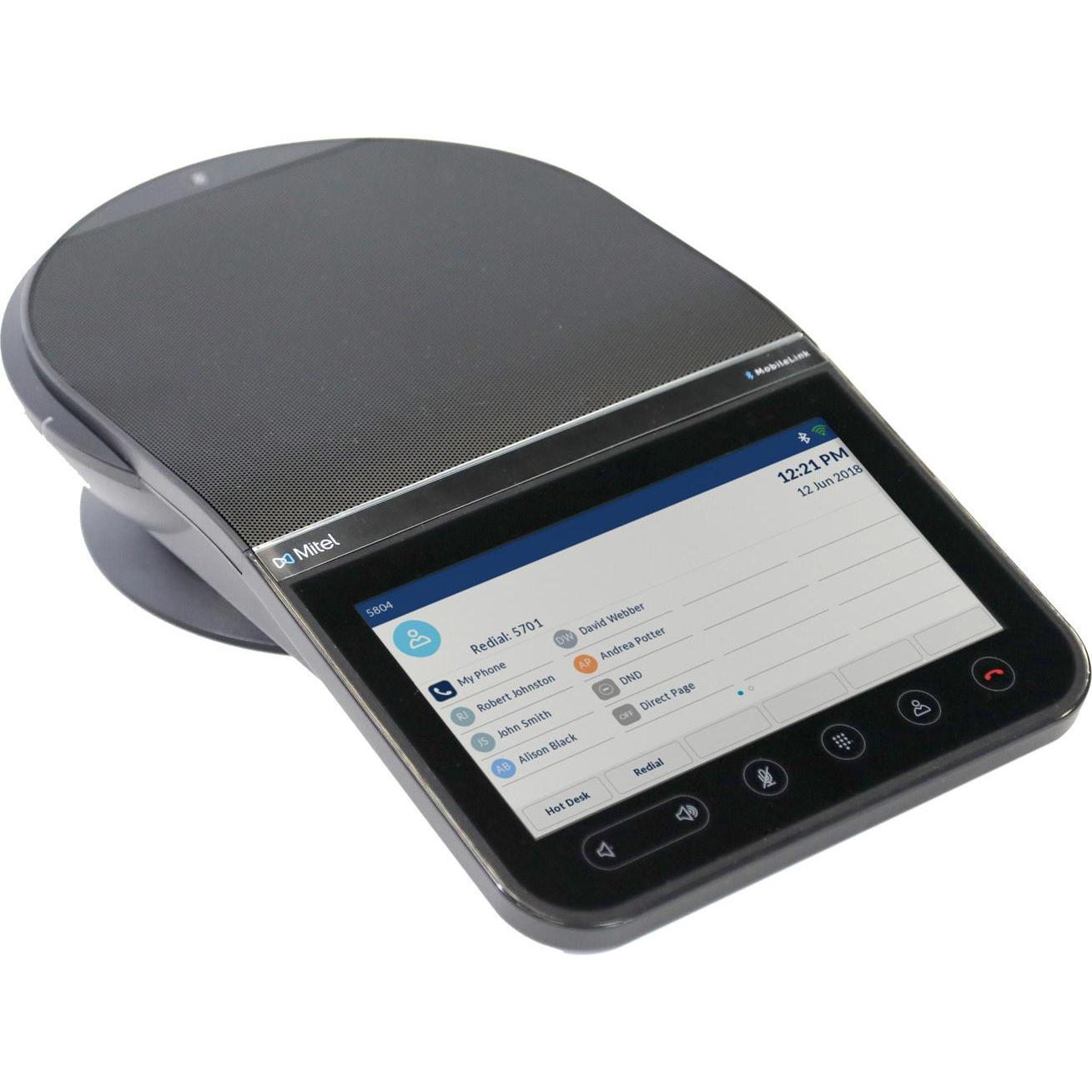 Mitel MiVoice 6970 VoIP-Konferenztelefon, Konferenzgerät, Schwarz