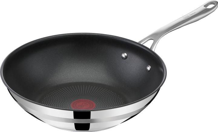Produktbild Tefal Jamie Oliver Cook Smart Wokpfanne (28 cm, Wok Pfanne, Bratpfanne, Edelstahl)