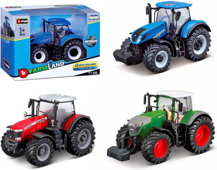 Actual product image Bburago 10cm farm tractor, assorted, 18-31610