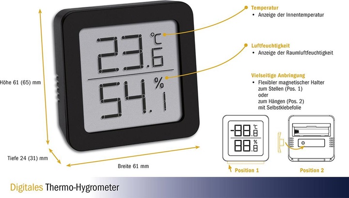 Actual product image TFA Thermo-Hygrometer