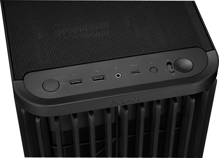 Produktbild ASUS Case PROART PA401 WOOD METAL PWM BLACK (ATX)