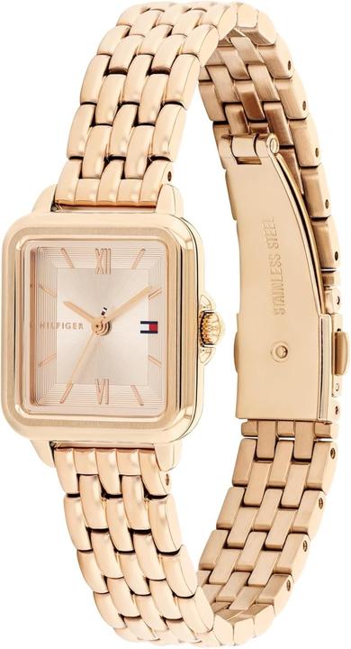 Produktbild Tommy Hilfiger Drei-Zeiger-Quarzuhr für Damen mit Sonnenstrahl-Zifferblatt und wasserdichtem Design (24 mm)