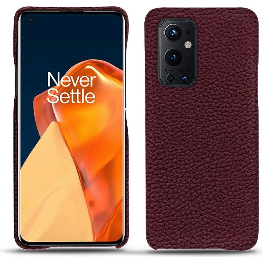 Thumbnail - Noreve Lederschutzhülle (OnePlus 9 Pro), Smartphone Hülle, Violett