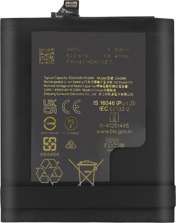 Actual product image Google 5060mAh Austausch-Akku, Modell GH2MB