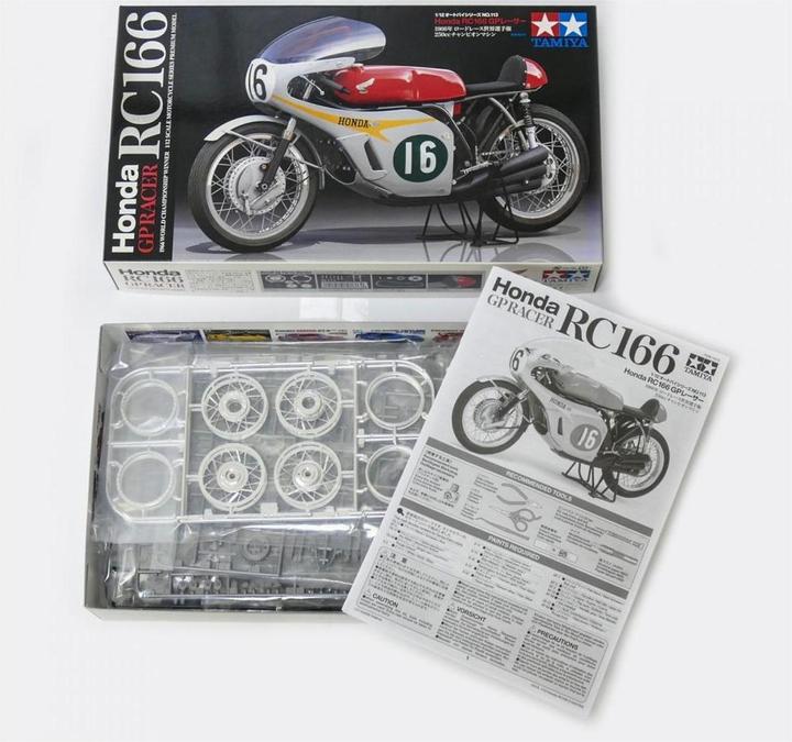 Actual product image Tamiya Honda RC166 GP Racer