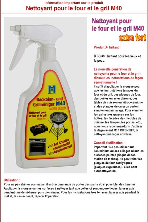 Immagine prodotto Intensif Detergente per la griglia del forno