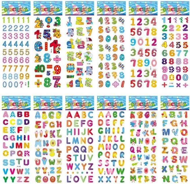 Immagine prodotto MU Classic 12er Set Sticker Alphabet
