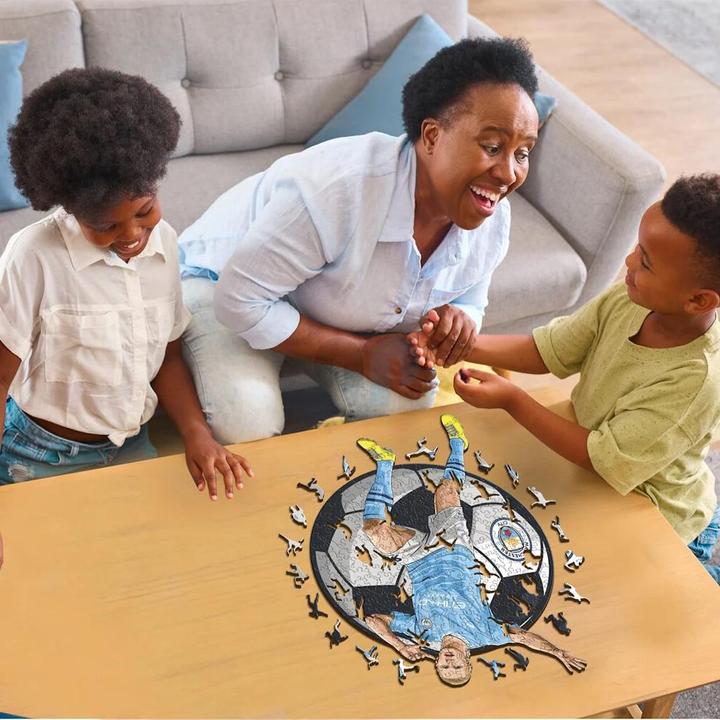 Produktbild Iconic Man City FC - Erling Haaland - Holz Puzzle Grösse L (500 Teile) (500 Teile)