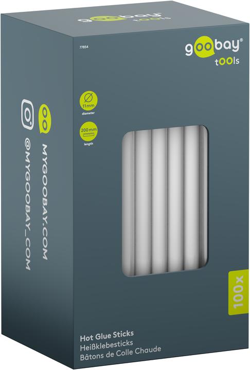 Productafbeelding Goobay Heissklebesticks 11 mm, 100 Stk.