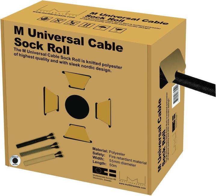 Actual product image Audioraq Cable conduit 2520 closed 55mm 50m black (Cable conduit, 5000 cm)