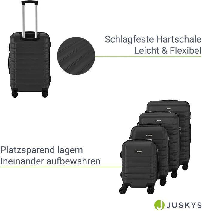 Produktbild Juskys Hartschalen Kofferset Rom (120 l)