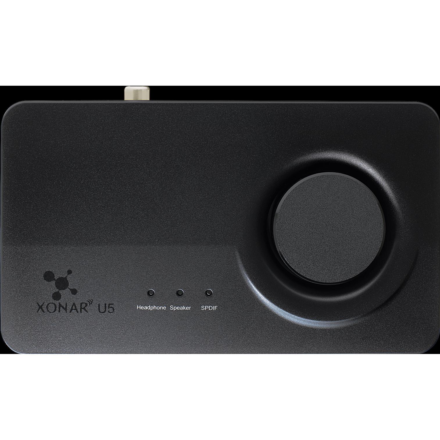 Thumbnail - ASUS Xonar U5 (USB), Soundkarte, Schwarz