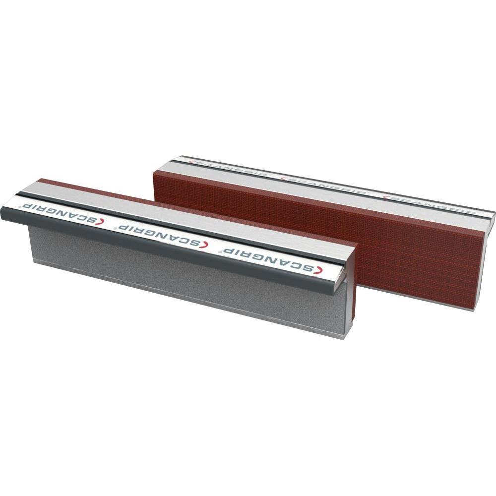 Scangrip, Schraubstock + Zwinge, Magnet-Schraubstockbacken aus Aluminium mit Fiberauflage