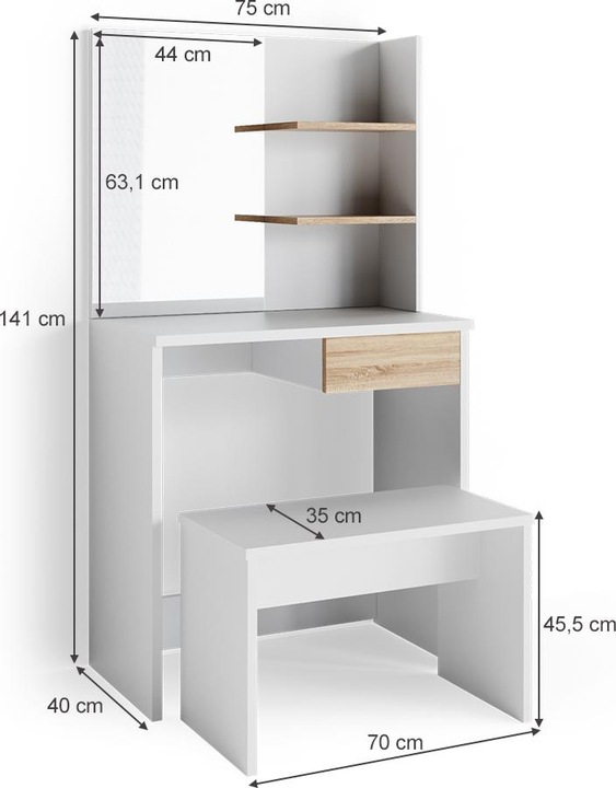 Produktbild Vicco Dekos mit Hocker