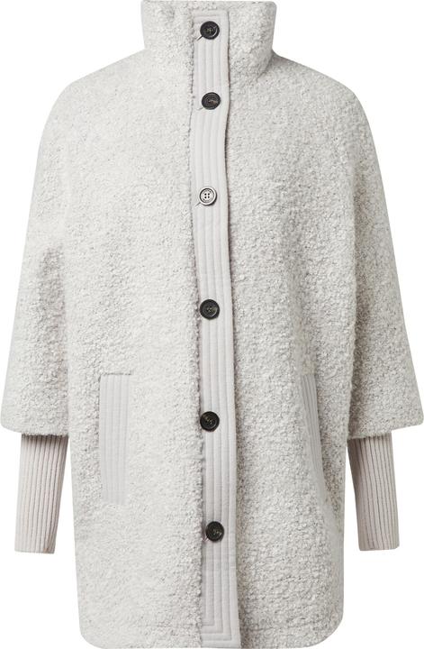 Produktbild Comma Bouclé-Mantel mit Strickdetails
