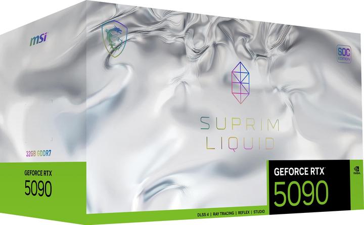 Produktbild MSI GeForce RTX 5090 SUPRIM LIQUID SOC (32 GB, GDDR7)