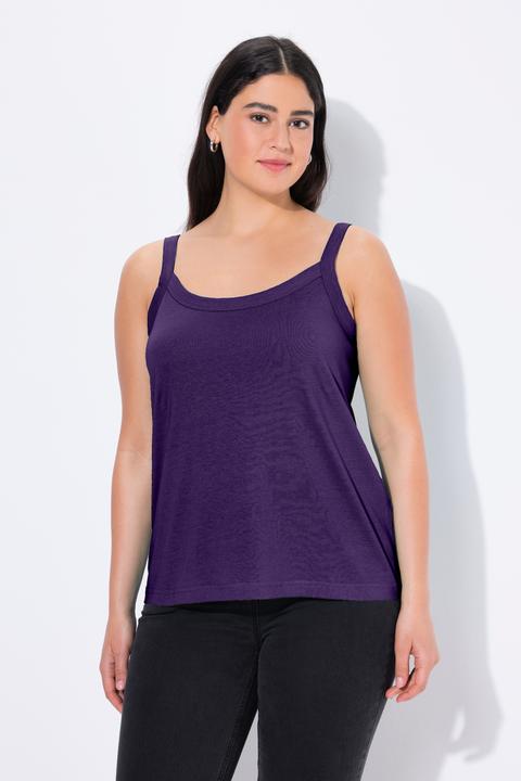 Image du produit Ulla Popken Top spaghetti, jersey doux (60)
