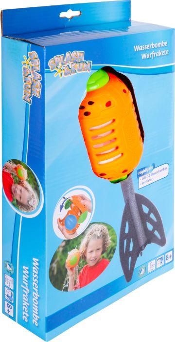 Splash & Fun SF Bombe à eau Fusée à lancer, 50 ballons inclus (1 x)