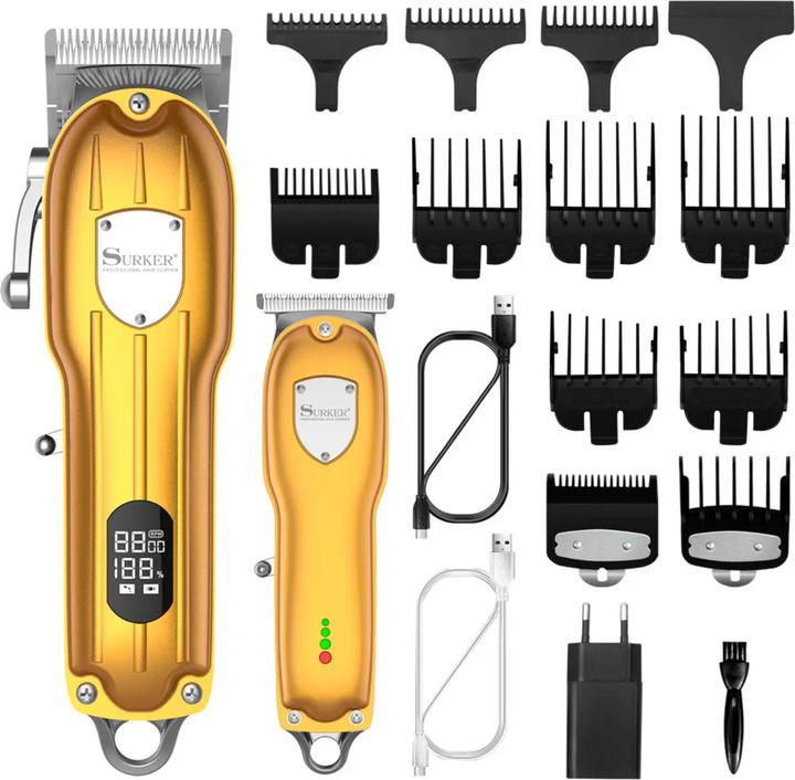 Produktbild Hatteker Professionelles LED-Haarschnitt-Pflegeset