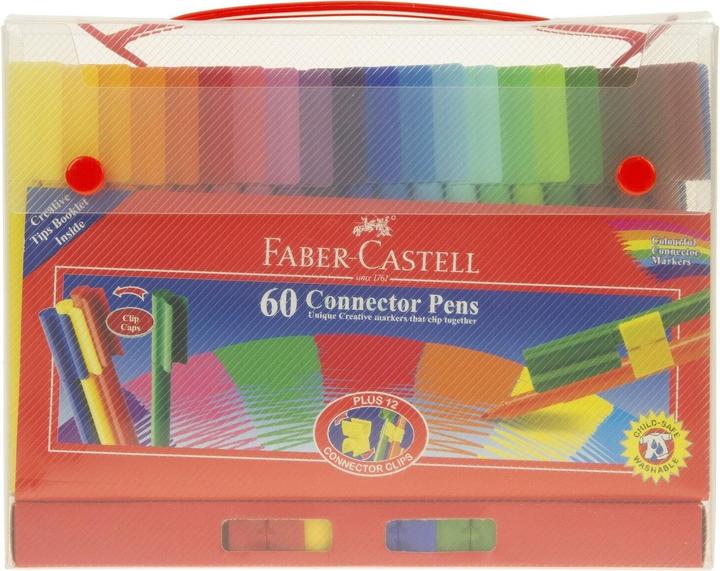 Immagine prodotto Faber-Castell Penne connettore (Multicolore, 60 x)