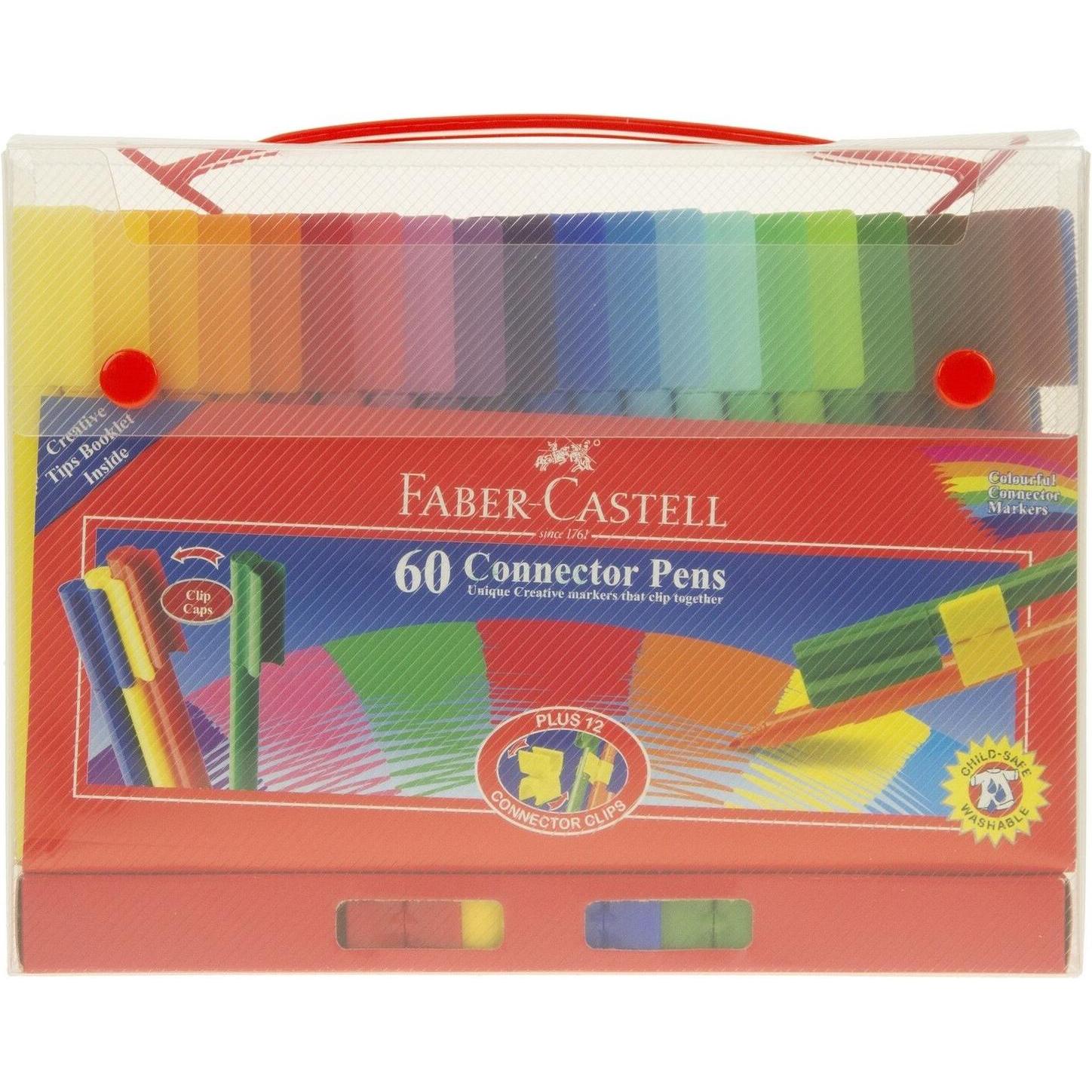 Thumbnail - Faber-Castell, Malstifte, Connector Pens (Mehrfarbig, 60 x)