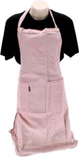 Actual product image Linen & More Plain pink apron
