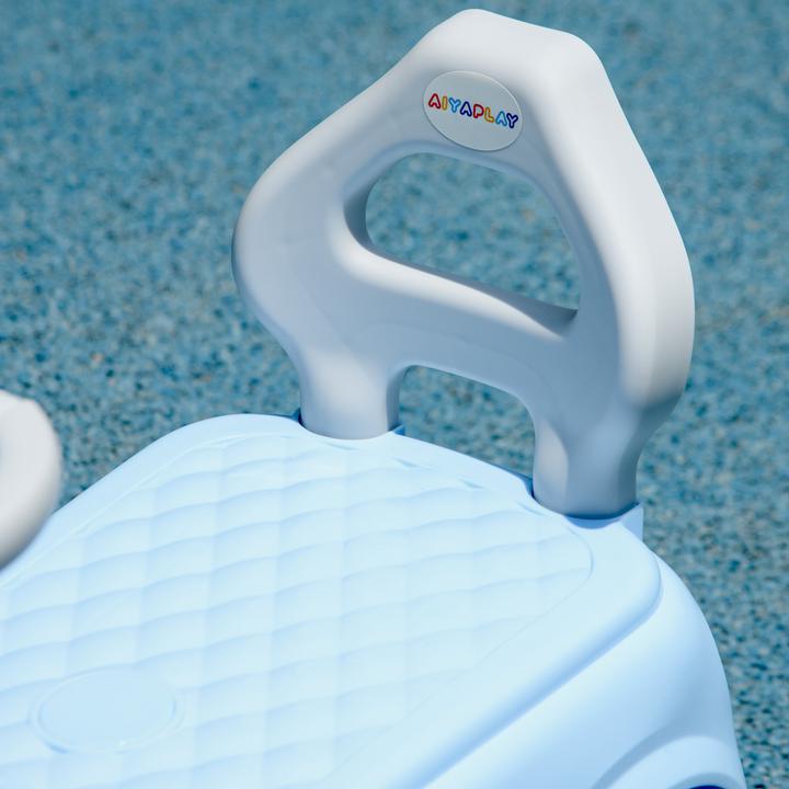 Actual product image Aiyaplay Rutschauto Kunststoff Hellblau