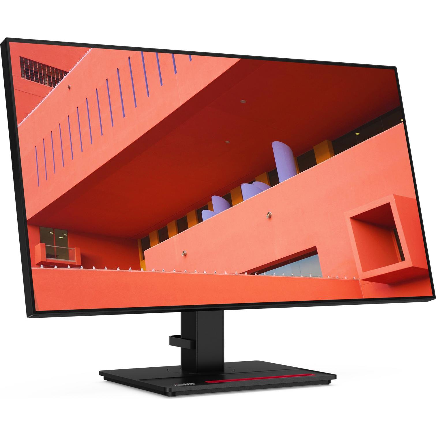 Lenovo ThinkVision P27h-20 (2560 x 1440 Pixel, 27"), Monitor, Schwarz