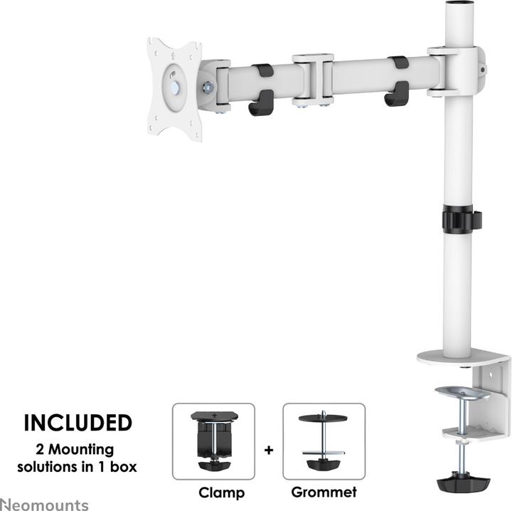 Produktbild Neomounts NM-D135 - Befestigungskit für LCD-Display (full-motion) (Tisch, 30", 8 kg)