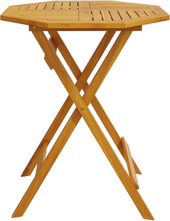 Actual product image vidaXL Gartentisch Klappbar Ø70 x 75 cm Akazie (70 cm)