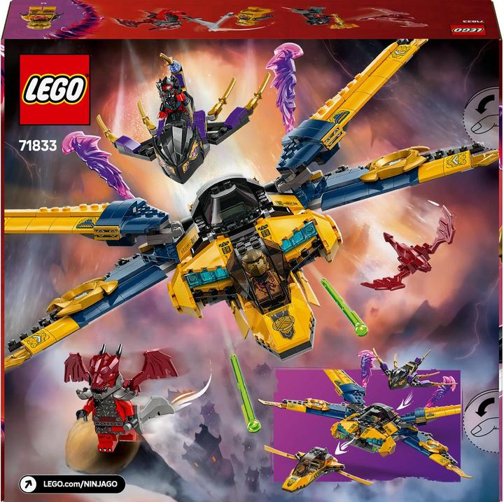 Actual product image LEGO Ras und Arins Super-Sturmflieger (71833, LEGO Ninjago)