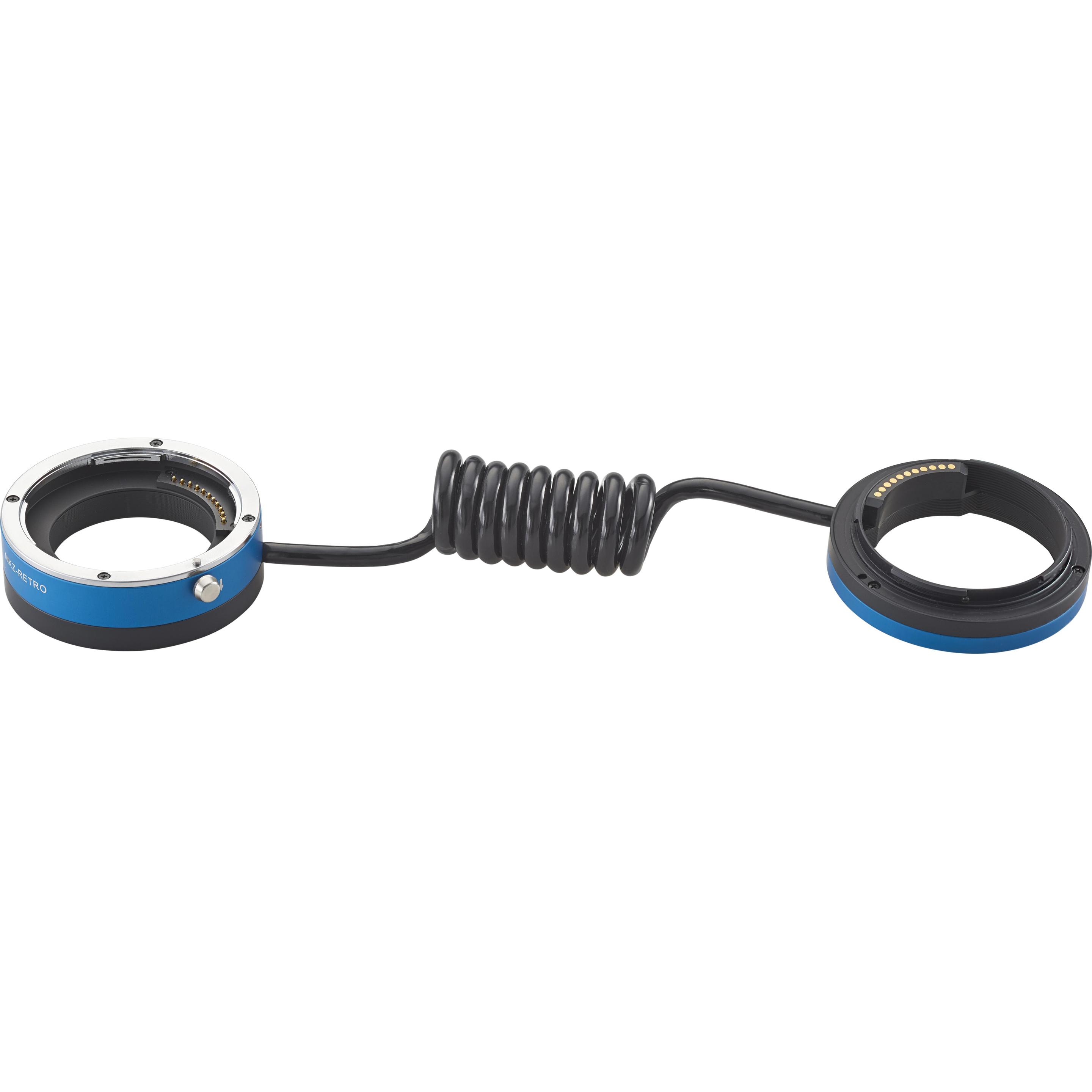 Novoflex autom. Umkehrring für Nikon Z-Mount, Objektivadapter, Blau, Schwarz