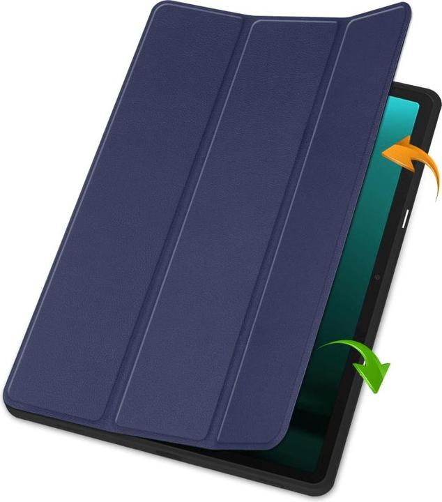 Produktbild Cover-Discount Galaxy Tab S9+ / S9 FE+ - Smart Case Silikon dunkelblau (Galaxy Tab S10+, Galaxy Tab S9+, Galaxy Tab S9 FE)