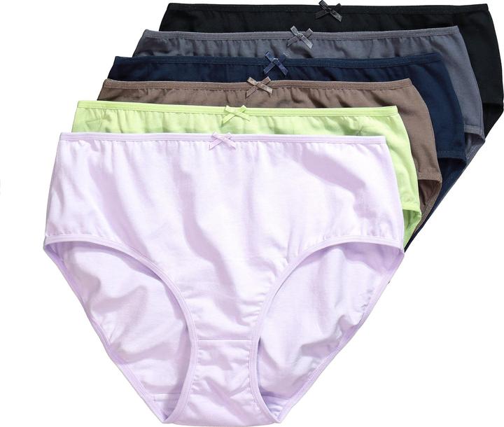 Produktbild Ulla Popken Midislips, 6er-Pack, Farbmix (62, 6er Pack)