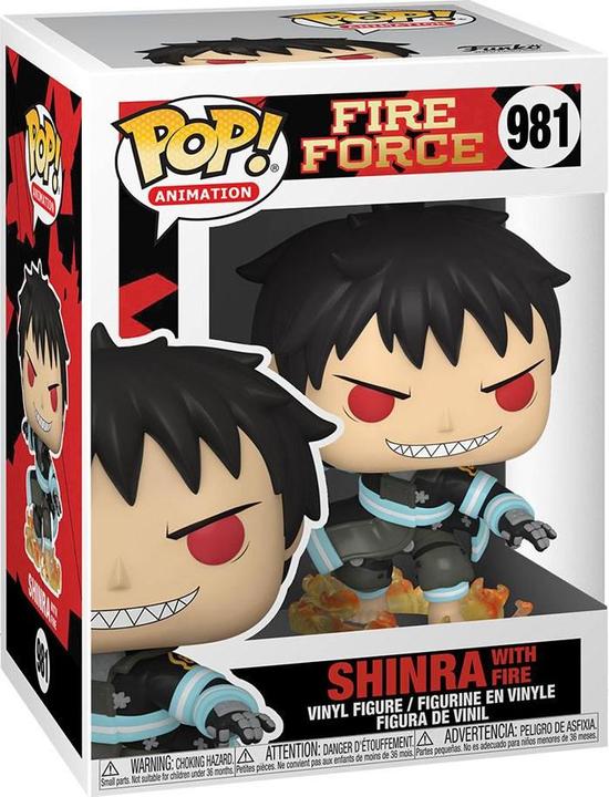 Image du produit Funko POP! Fire Force : Shinra w/Fire (981)