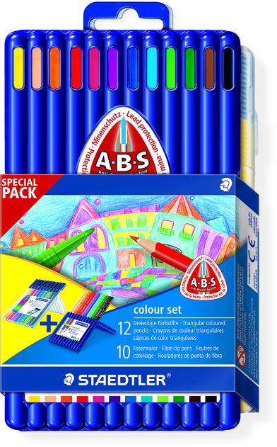Actual product image Staedtler Coloured pencil and fineliner SET
