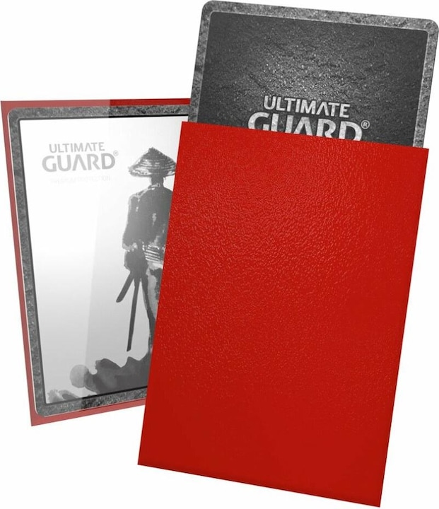 Actual product image Ultimate Guard Card Sleeve Katana Sleeves Japanese Size Red 60