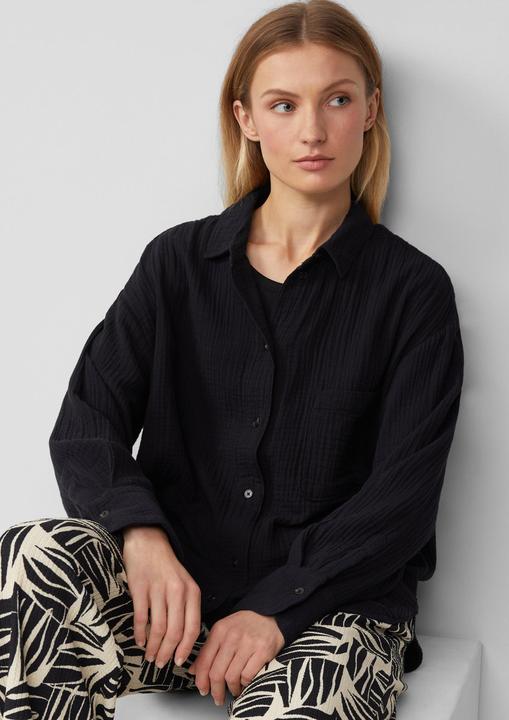 Immagine prodotto s.Oliver Bluse Oversized Bluse aus Musselin (M)