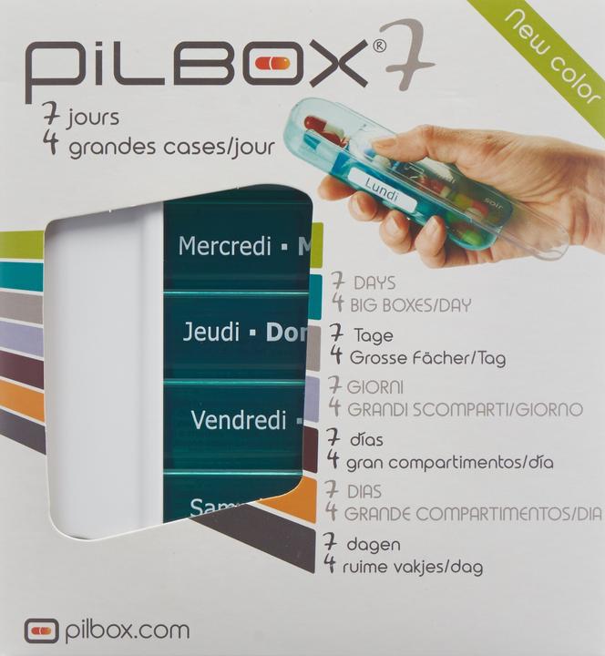 Immagine prodotto Pilbox Distributore settimanale di pillole 7 italiano
