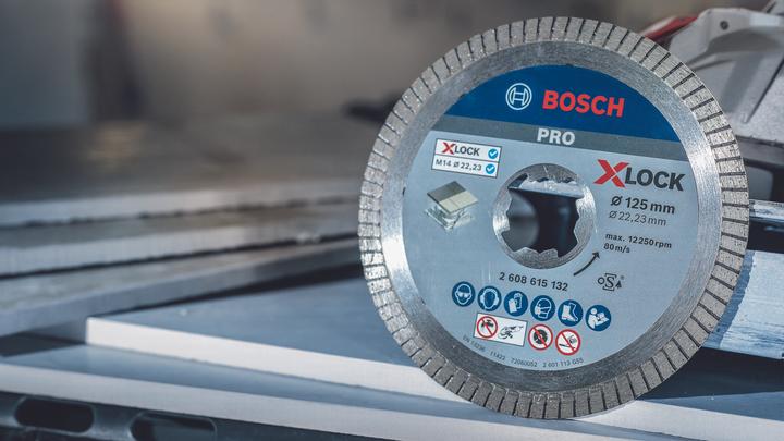 Produktbild Bosch Professional Zubehör PRO Ceramic X-Lock Diamanttrennscheibe, 115 x 22,23 mm, 22,23 mm