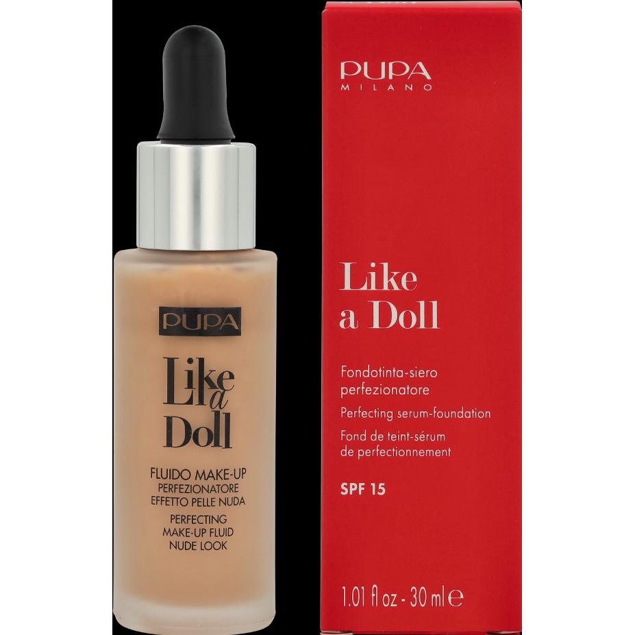 Thumbnail - Pupa Milano, Foundation, Like a Doll Fluid Medium Beige (#040 Medium Beige)