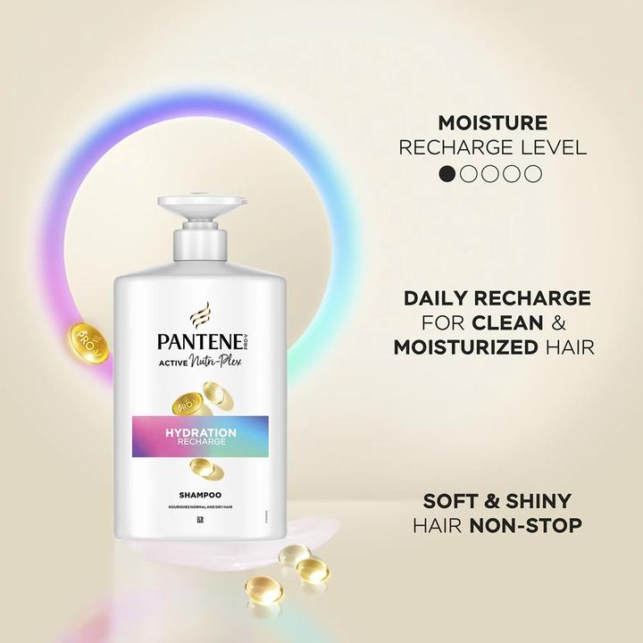 Immagine prodotto Pantene Pro-V Hydration Recharge Šampoon, 1000 ml (1000 ml)