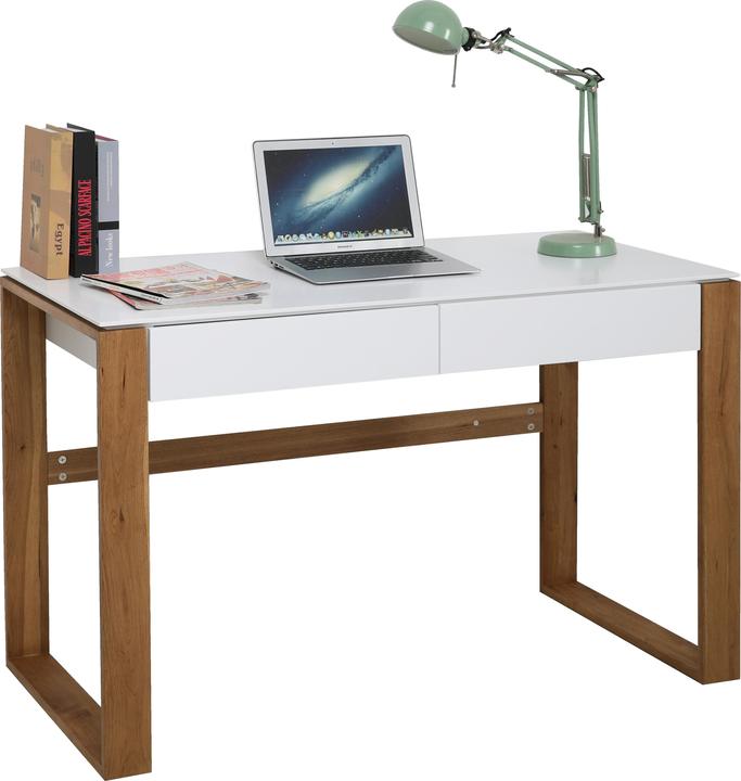 Actual product image Möbilia Desk oak whitex15 (120 x 60 x 75 cm)