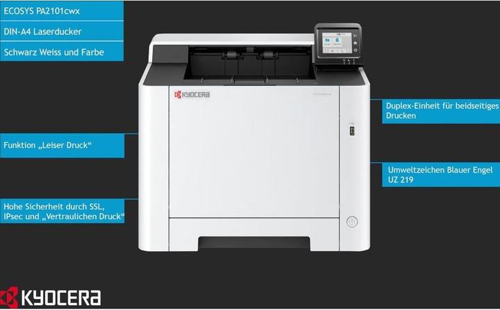 Productafbeelding Kyocera ECOSYS PA2101CWX (Laser, Kleur)