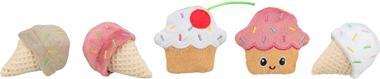 Produktbild Trixie Ijsje Of Cupcake Pluche Met Catnip Assorti - 7 Cm (Plüschspielzeug Katze)
